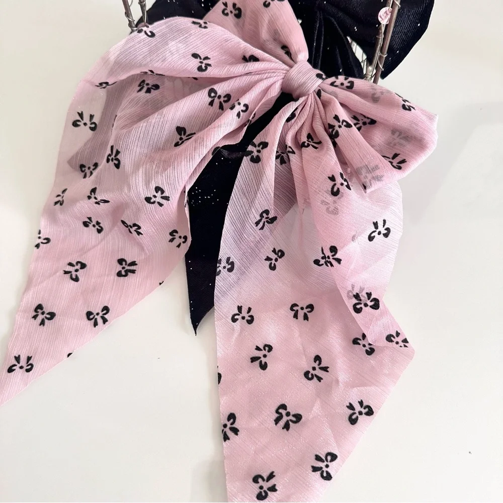 Elegant Bow Hair Clip Set